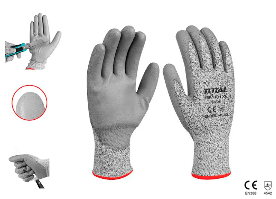 GUANTES ALTA RESISTENCIA ANTI-ESTATICO TOTAL – TALLA XL (BOLSA 1 PAR)