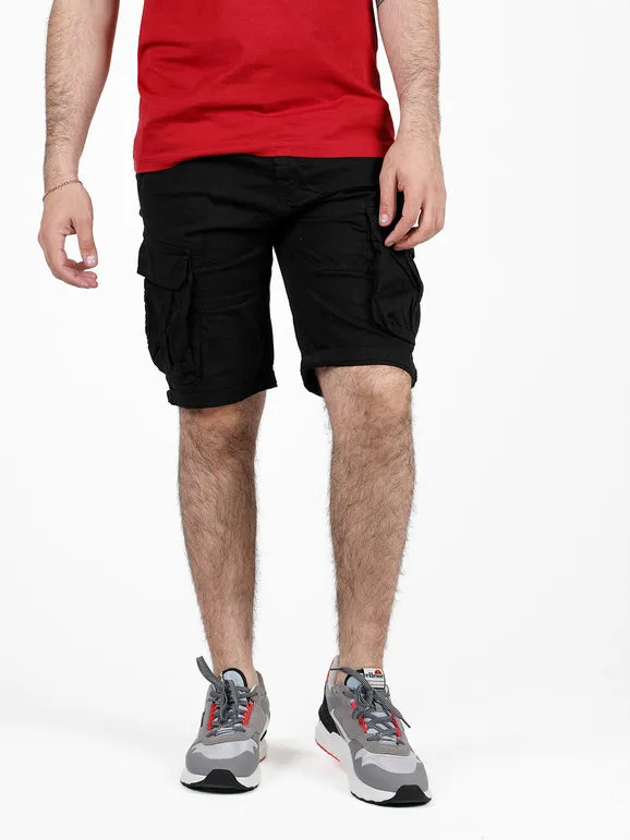 Yes Design Shorts cargo de hombre con cinturón.