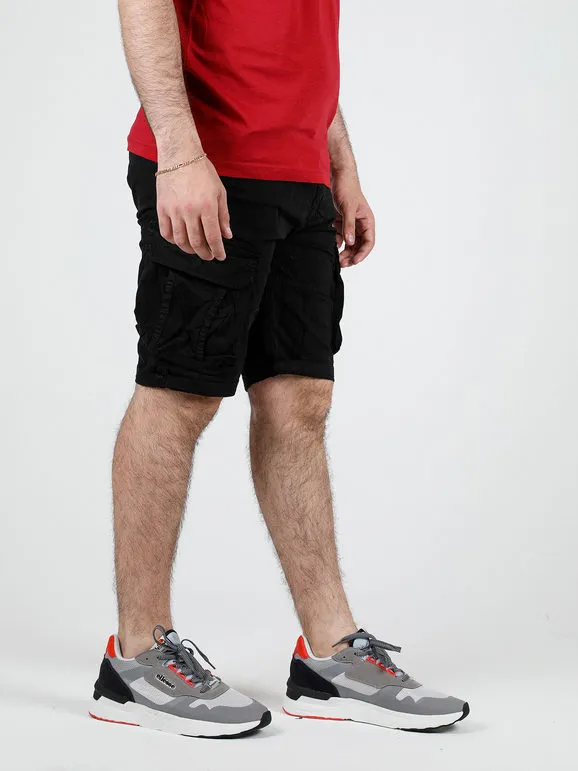 Yes Design Shorts cargo de hombre con cinturón.